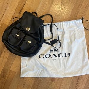 Black Coach backpack